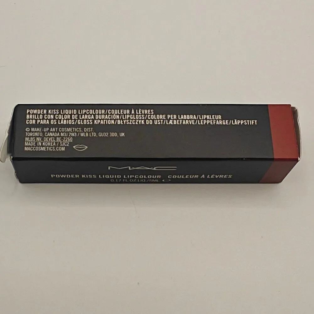 MAC Powder Kiss Liquid Lipcolour Marrakesh Mere 0.17oz New in Box